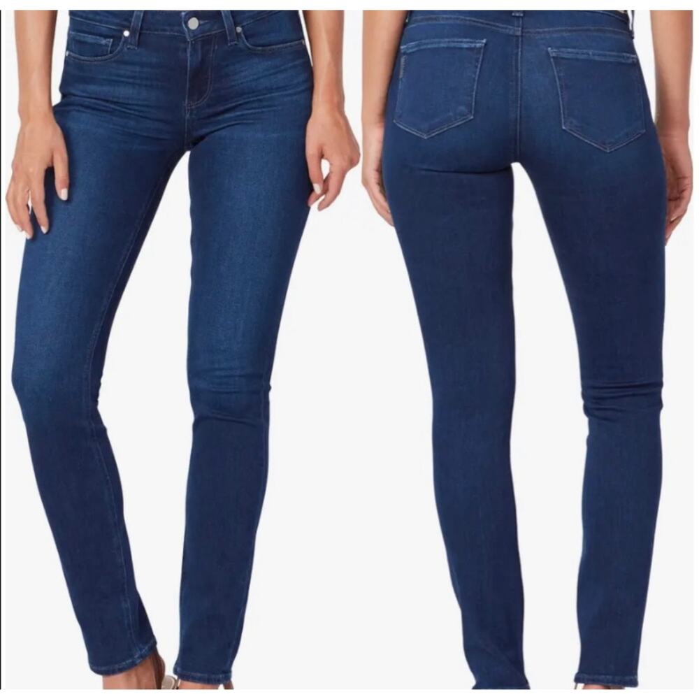 Paige | Medium Rinse Skyline Skinny Jeans | Size 26 - Picture 2 of 9